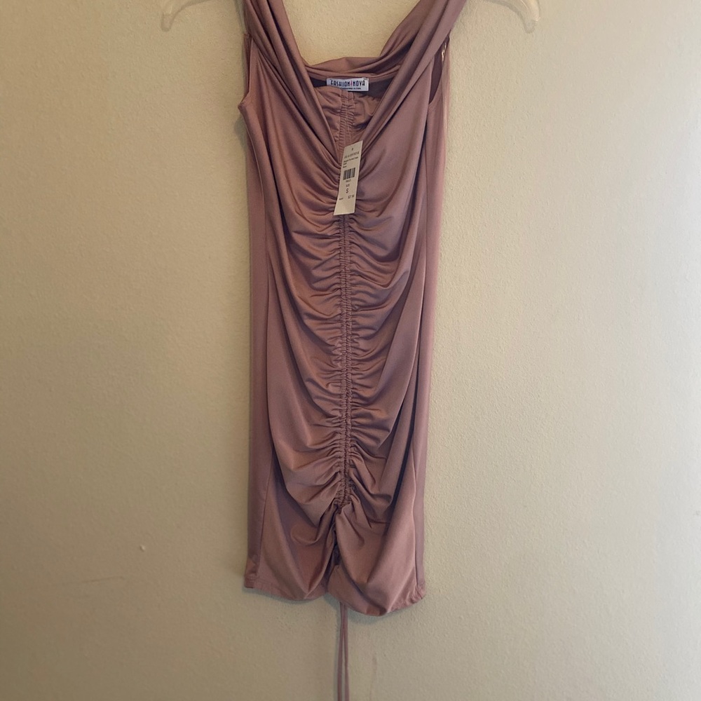 Off the shoulder fitted dress